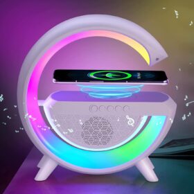 Wireless Glow Speaker Lamp™: Lámpara de Ambiente con Cargador Inalámbrico.