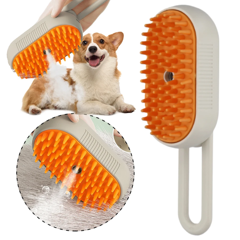 VaporBrush™: Cepillo de vapor 3 en 1 para mascotas – RODAN STORE